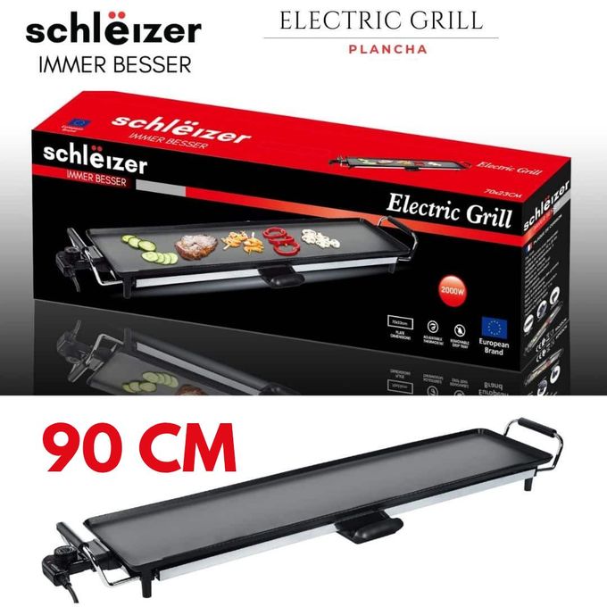 Grille/planche de cuisson 90cm antiadhésif électrique 2000W