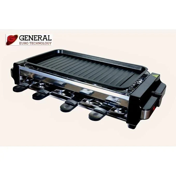 raclette-grill jusqu'à 8 personnes 1700w