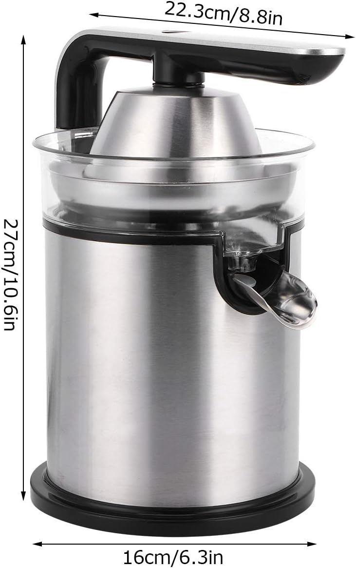 Presse-agrumes électrique professionnel à levier AGR80, inox