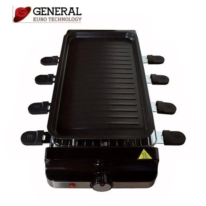 raclette-grill jusqu'à 8 personnes 1700w