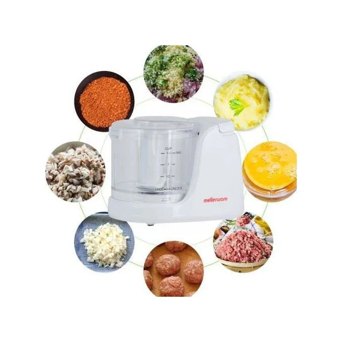 Mellerware Hachoir chopper électrique 360ml