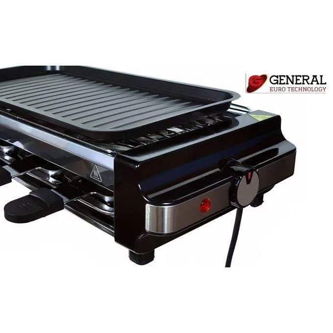 raclette-grill jusqu'à 8 personnes 1700w