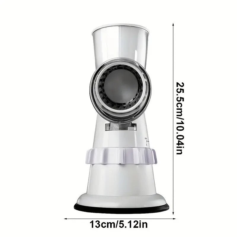 Coupe-légumes et trancheuse, hachoir à fromage de cuisine manuel, machine avec 3 tambours tranchants, déchiqueteuses de frites, râpe, gadgets de cuisine