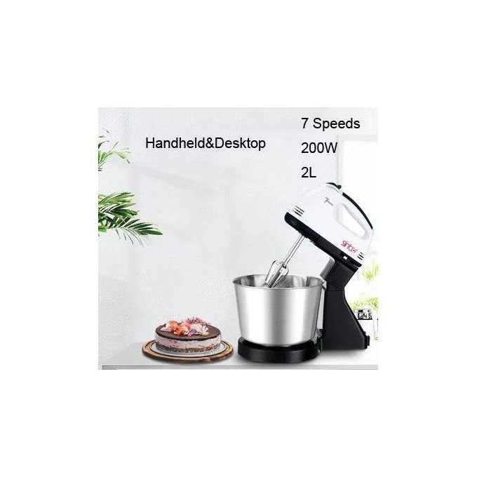 Mixer Batteur Électrique 7 Vitesses Avec Bol Inox