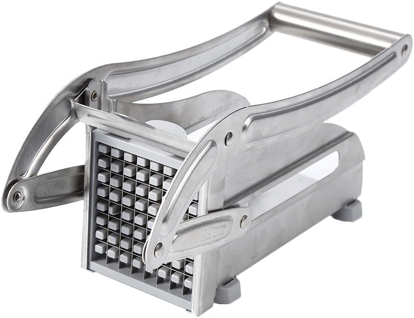 Coupe-frites machine inox pro lames trancheuse pommes de terre légumes concombre découper cuisine carotte
