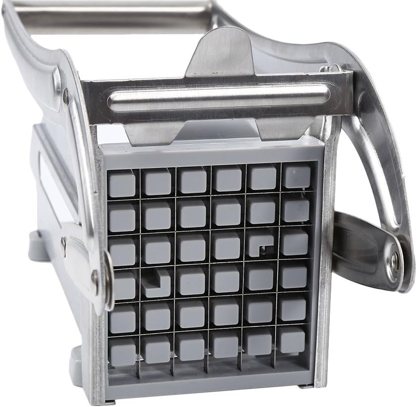 Coupe-frites machine inox pro lames trancheuse pommes de terre légumes concombre découper cuisine carotte